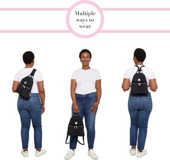 Foto 6 | Mochila Baggallini Negra para Mujer-Venta Internacional