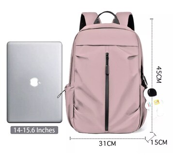 Foto 2 | Mochila Multifuncional, Impermeable Y Resistente Al Desgaste Rosa
