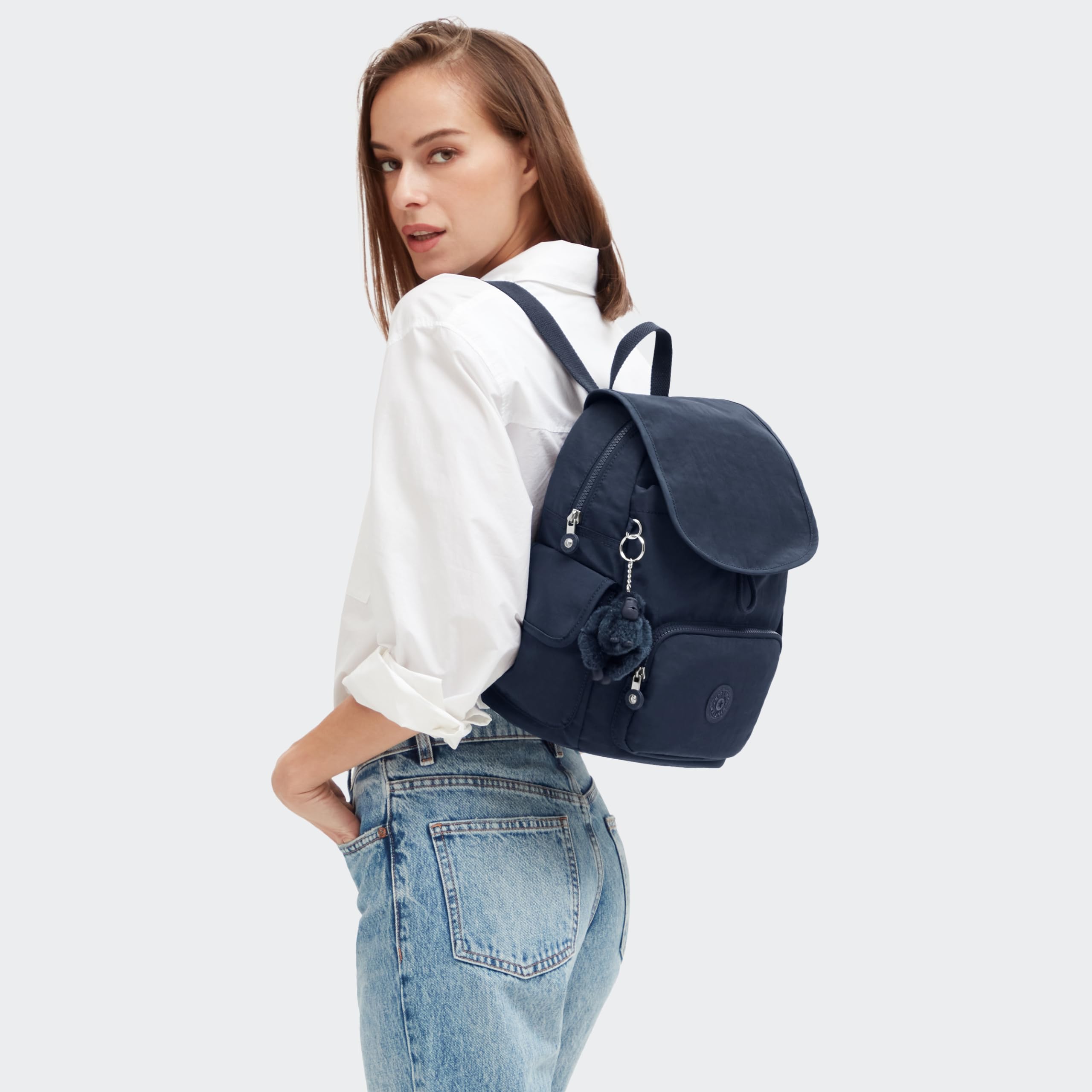 Foto 7 | Mochila Kipling Azul para Mujer-Venta Internacional
