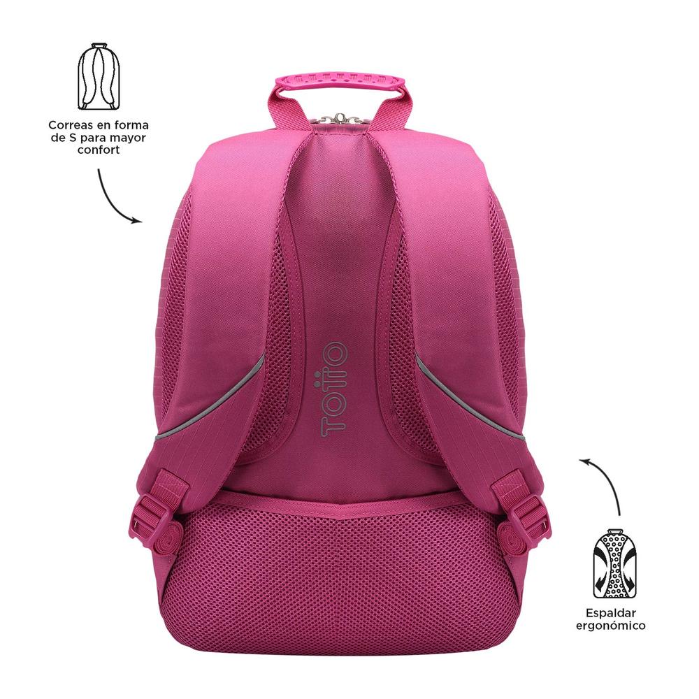 Foto 4 pulgar | Mochila Totto Arvar 2310g-m89 Rosa Rosa