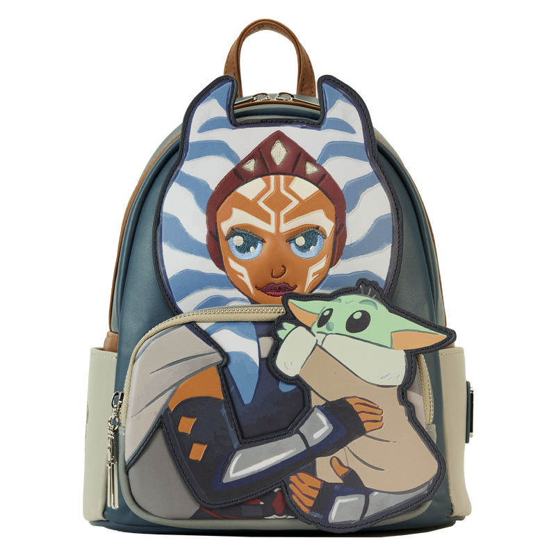 Mochila Loungefly Mini Backpack Star Wars The Mandalorian: Ahsoka And Grogu $2,400