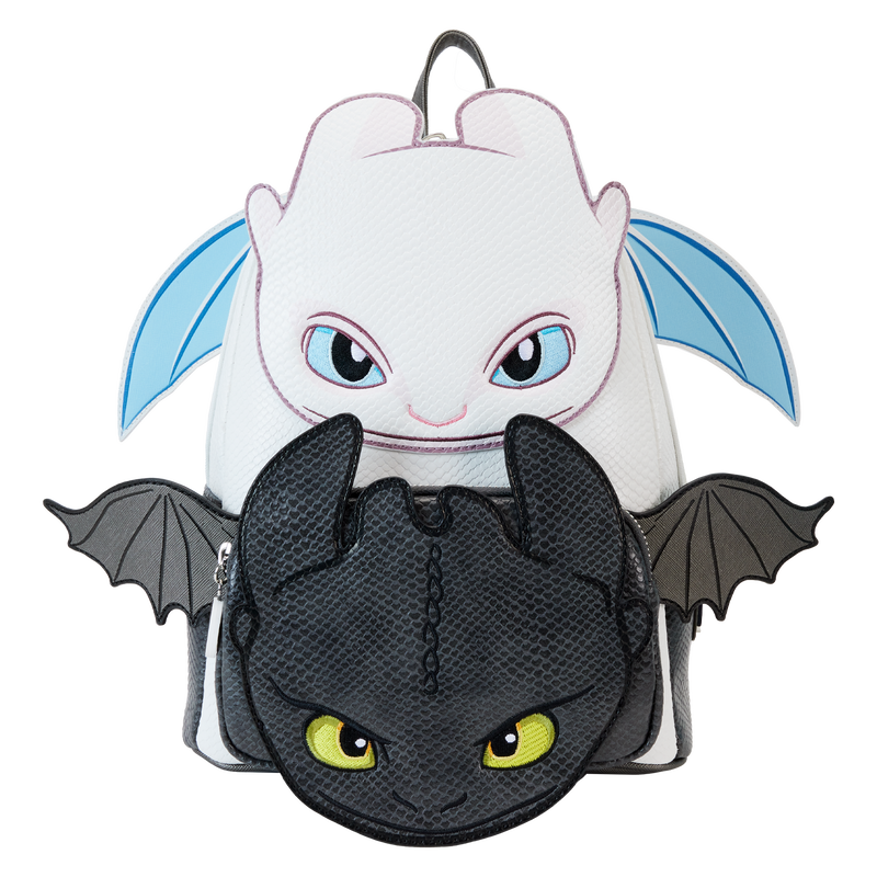 Mochila Loungefly Mini Backpack How To Train Your Dragon: Light And Night Fury $2,600