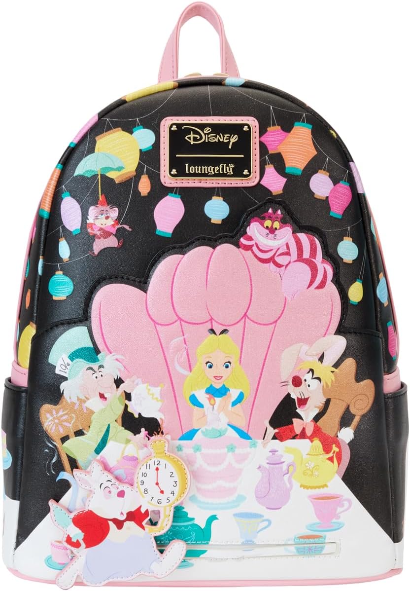 Mochila Loungefly Mini Backpack Disney Alice In Wonderland: Unbirthday $2,400