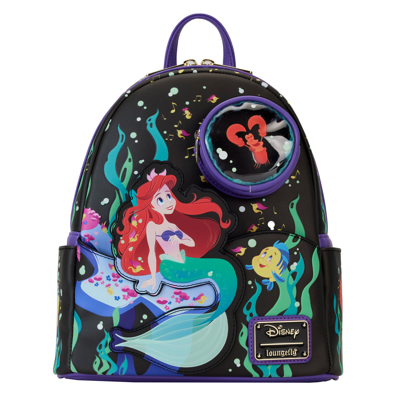 Mochila Loungefly Mini Backpack Disney The Little Mermaid: Life Is The Bubbles $2,400