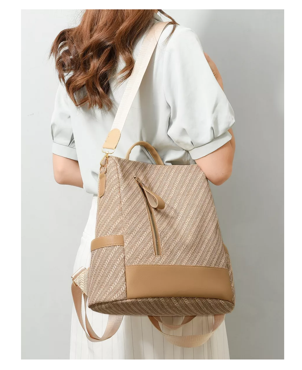 Foto 5 | Mochila de Oxford Impermeable Anti-robo para Mujer