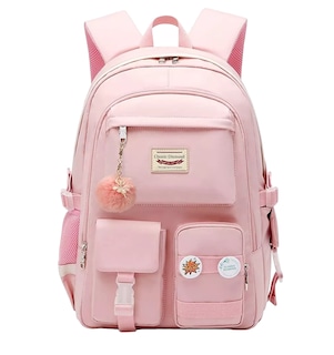 Foto 1 | Mochila Escolar Diseño Liso color Rosa