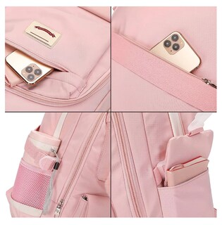 Foto 4 | Mochila Escolar Diseño Liso color Rosa