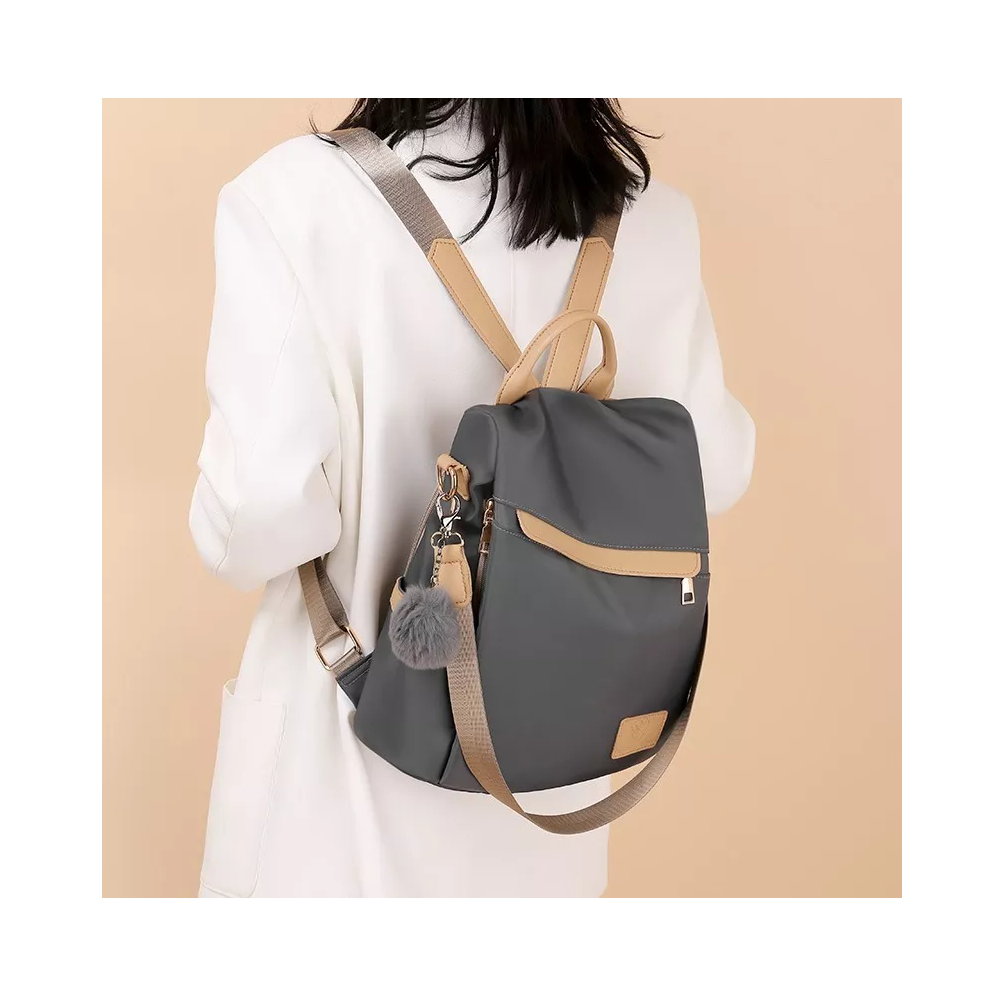 Foto 6 pulgar | Mochila de Mujer Impermeable Anti-robo
