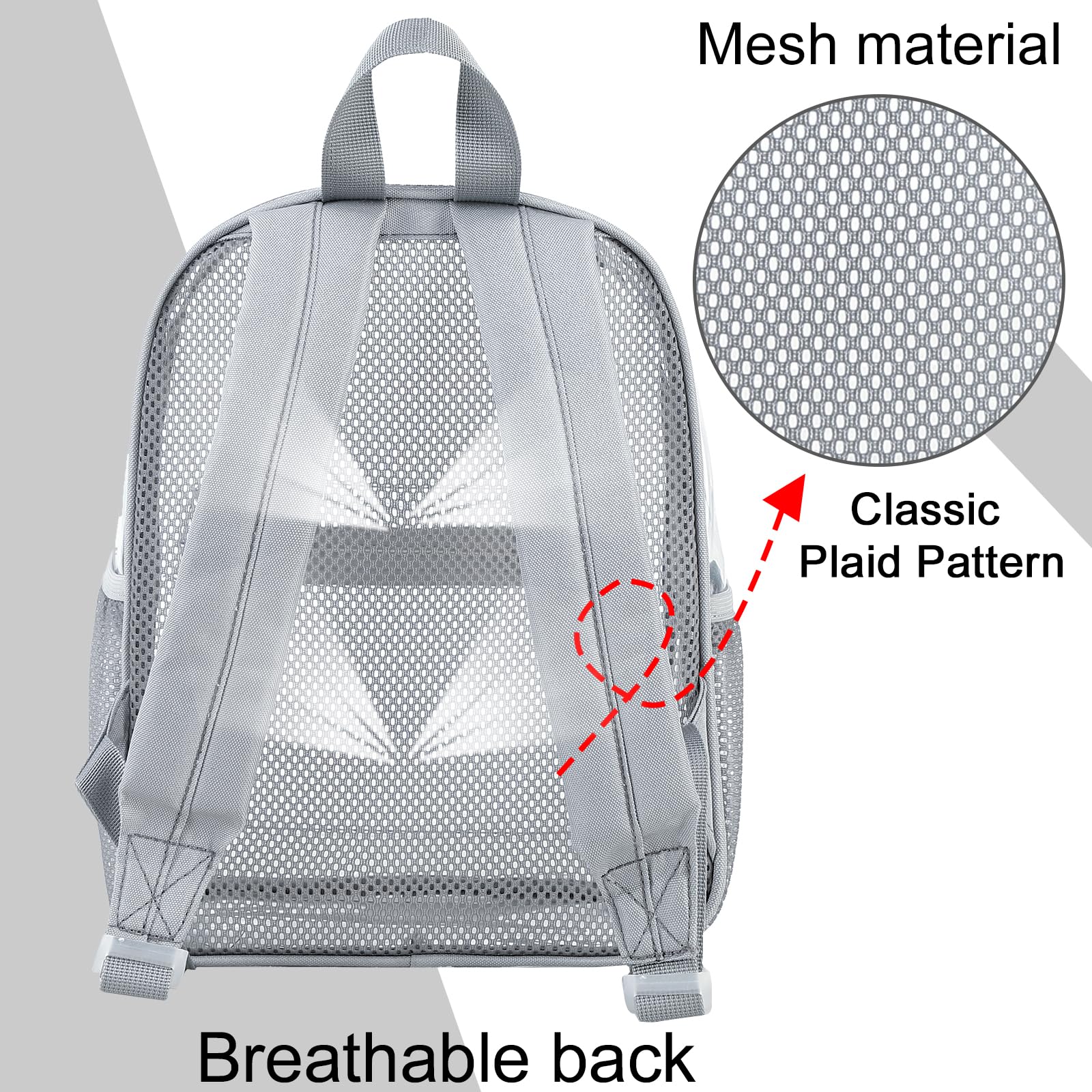 Foto 3 | Mochila Btoop Transparente-Venta Internacional