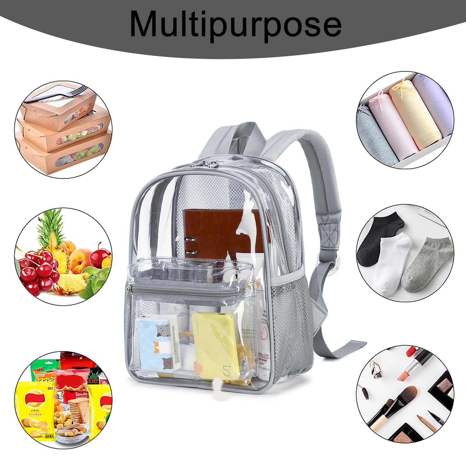 Foto 7 | Mochila Btoop Transparente-Venta Internacional
