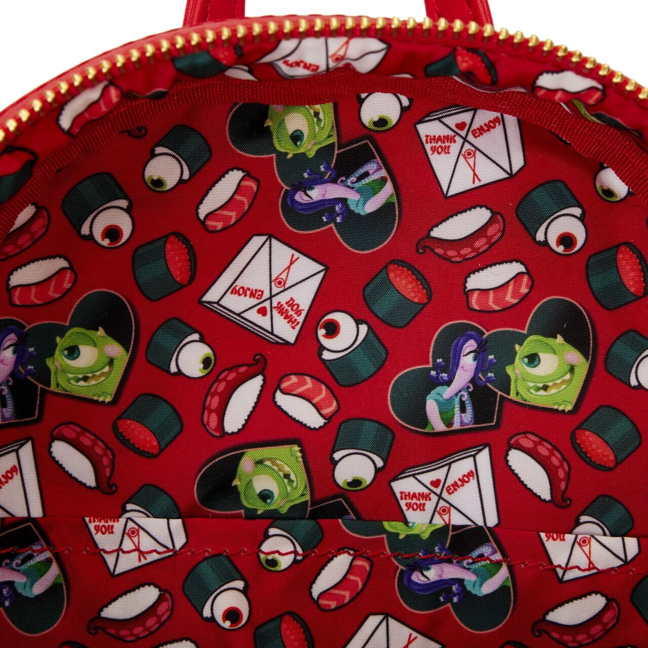 Foto 6 pulgar | Minimochila Loungefly Disney Monster Inc. Harryhausen's Takeout