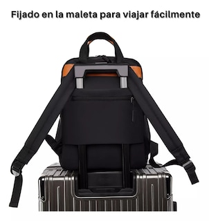 Foto 4 | Mochila Belug Negra Impermeable Antirrobo 13.3'' para Mujer
