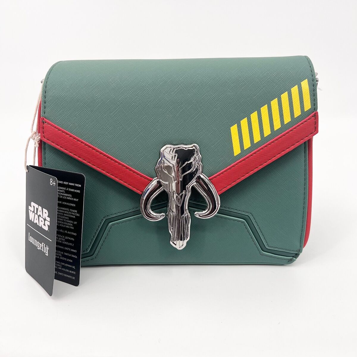 Foto 2 pulgar | Loungefly Crossbody Bag Star Wars Boba Fett