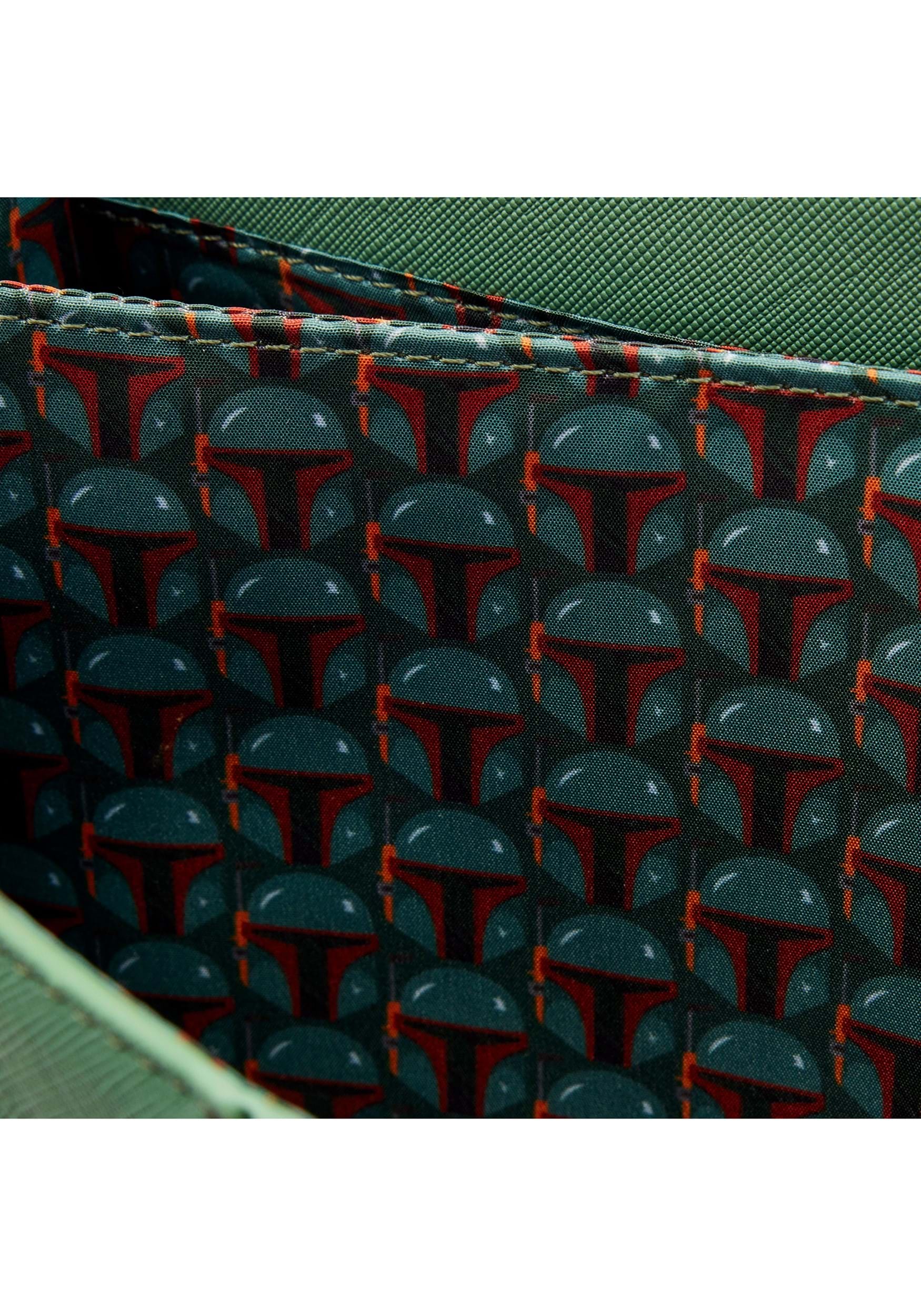 Foto 6 pulgar | Loungefly Crossbody Bag Star Wars Boba Fett