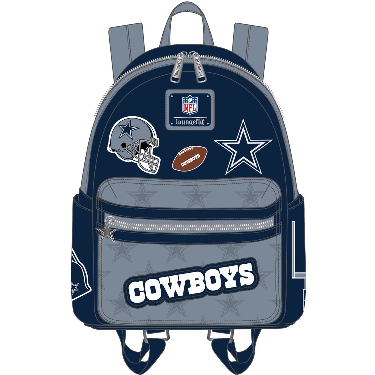 Loungefly Mini Backpack Nfl Dallas Cowboys Patches