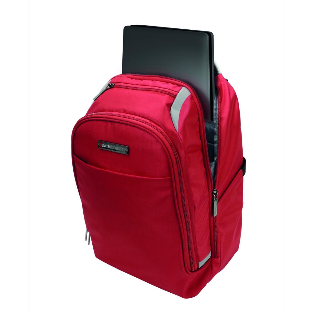 Foto 3 | Backpack Swissmobility Para Laptop De 15'', Color Rojo Rojo