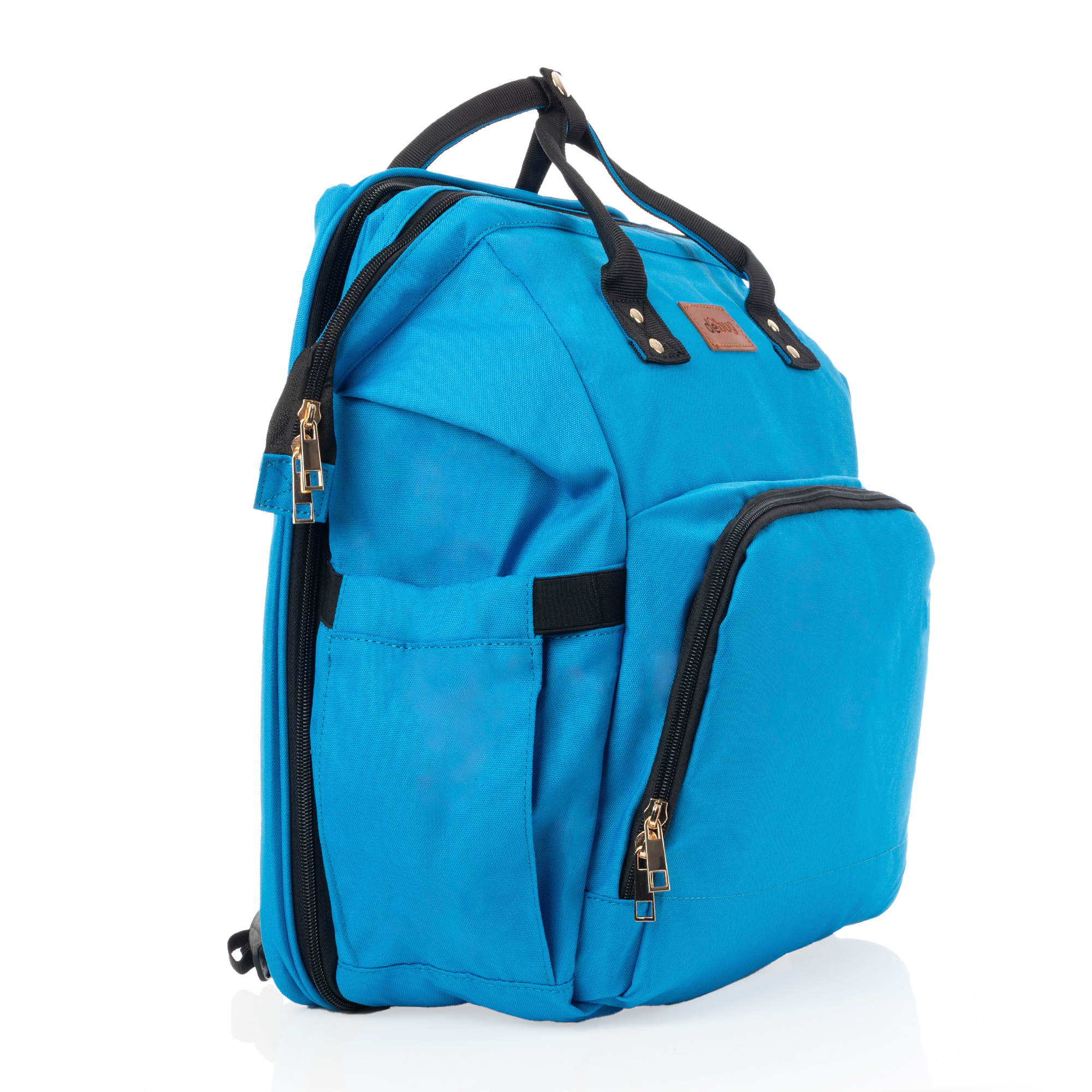 Foto 3 pulgar | Mochila Pañalera Debug Para Bebé Con Cambiador Cuna, Color Azul