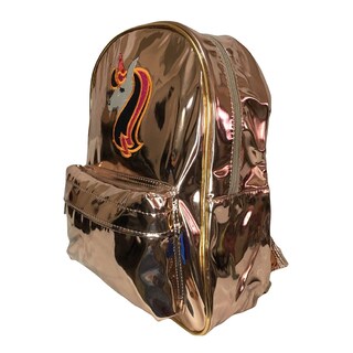 Foto 3 | Mochila Casual Espejo Golden Star Color Dorado Unicornio
