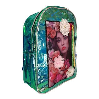 Foto 2 | Mochila Casual Espejo Golden Star Verde Mujer