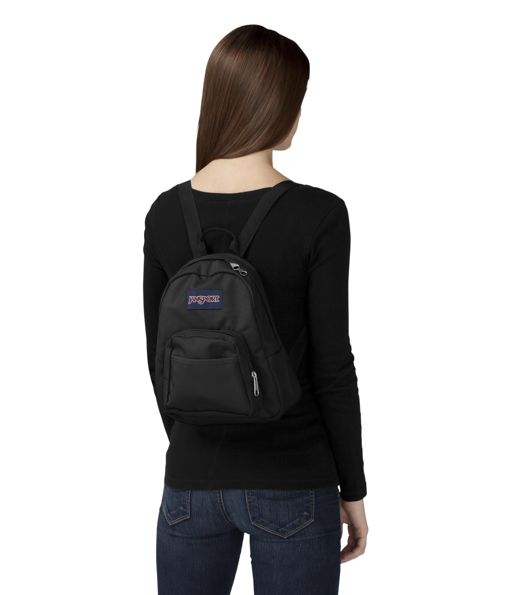 Foto 3 pulgar | Minimochila Jansport Half Pint 10.2l Para Mujeres Y Hombres, Color Negro - Venta Internacional.