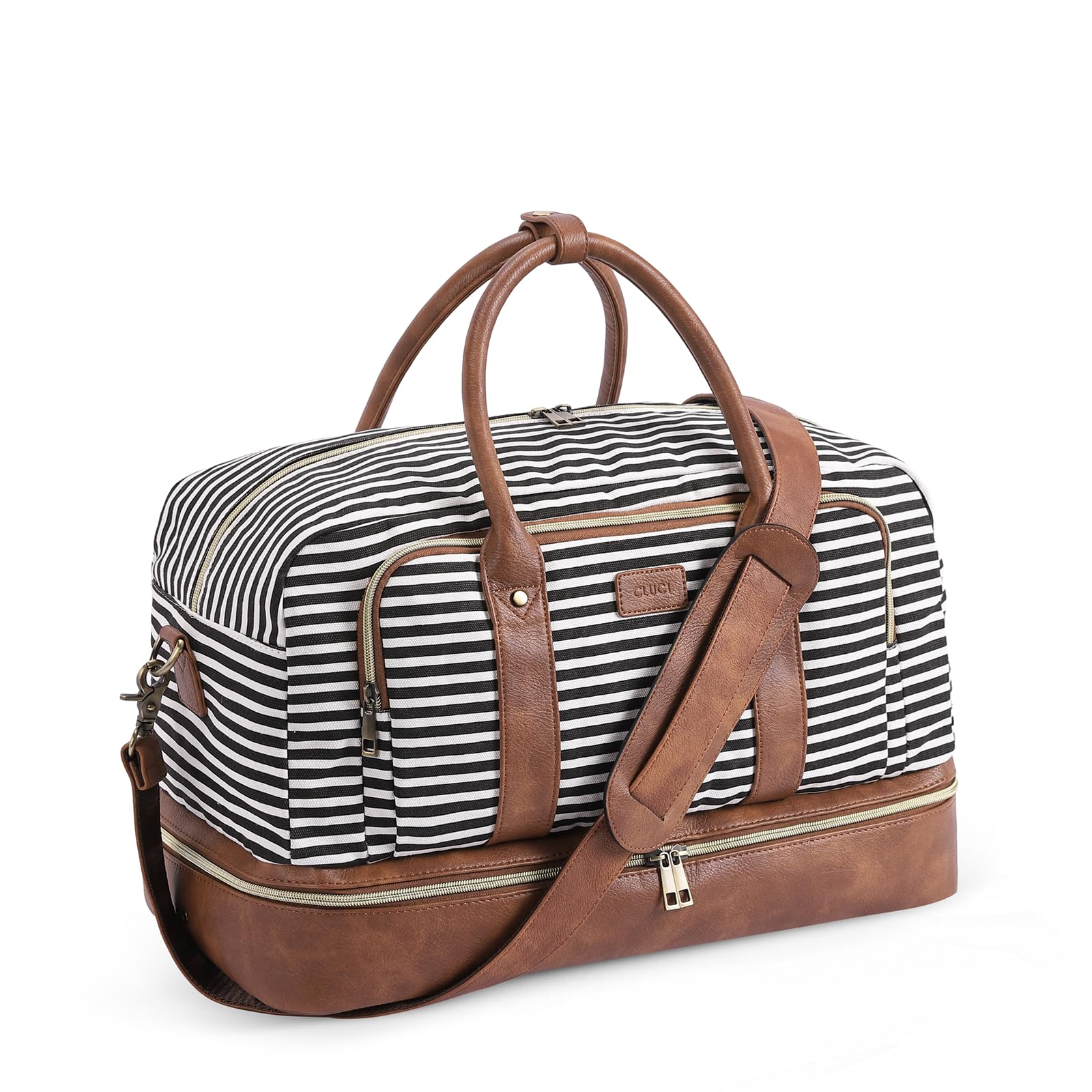 Bolsa De Viaje Cluci Weekender Para Mujer, De Lona, Antirrobo - Venta Internacional.