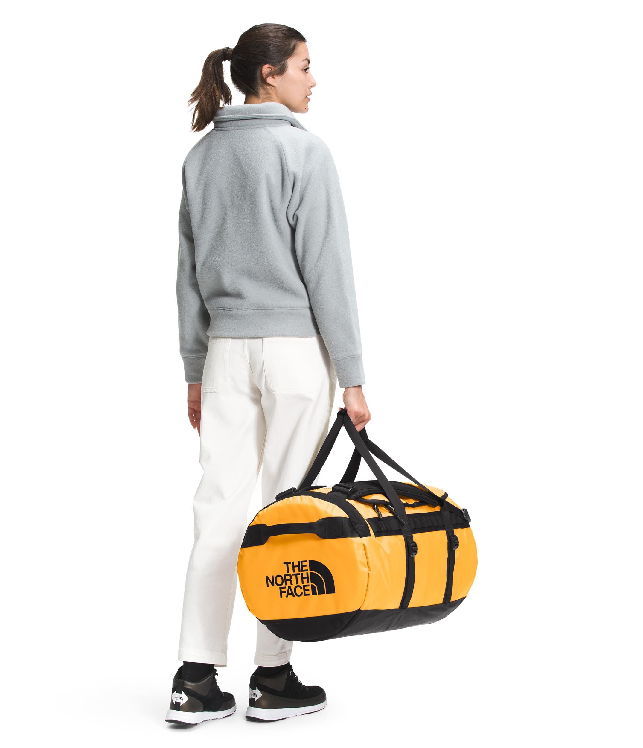 Foto 6 pulgar | Bolsa De Lona The North Face Base Camp Duffel M 71l - Summit Gold/tnf Black - Venta Internacional.