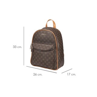 Foto 6 | Bolsa Backpack Enso Mujer Eb244119bpm Monograma Café Cafe