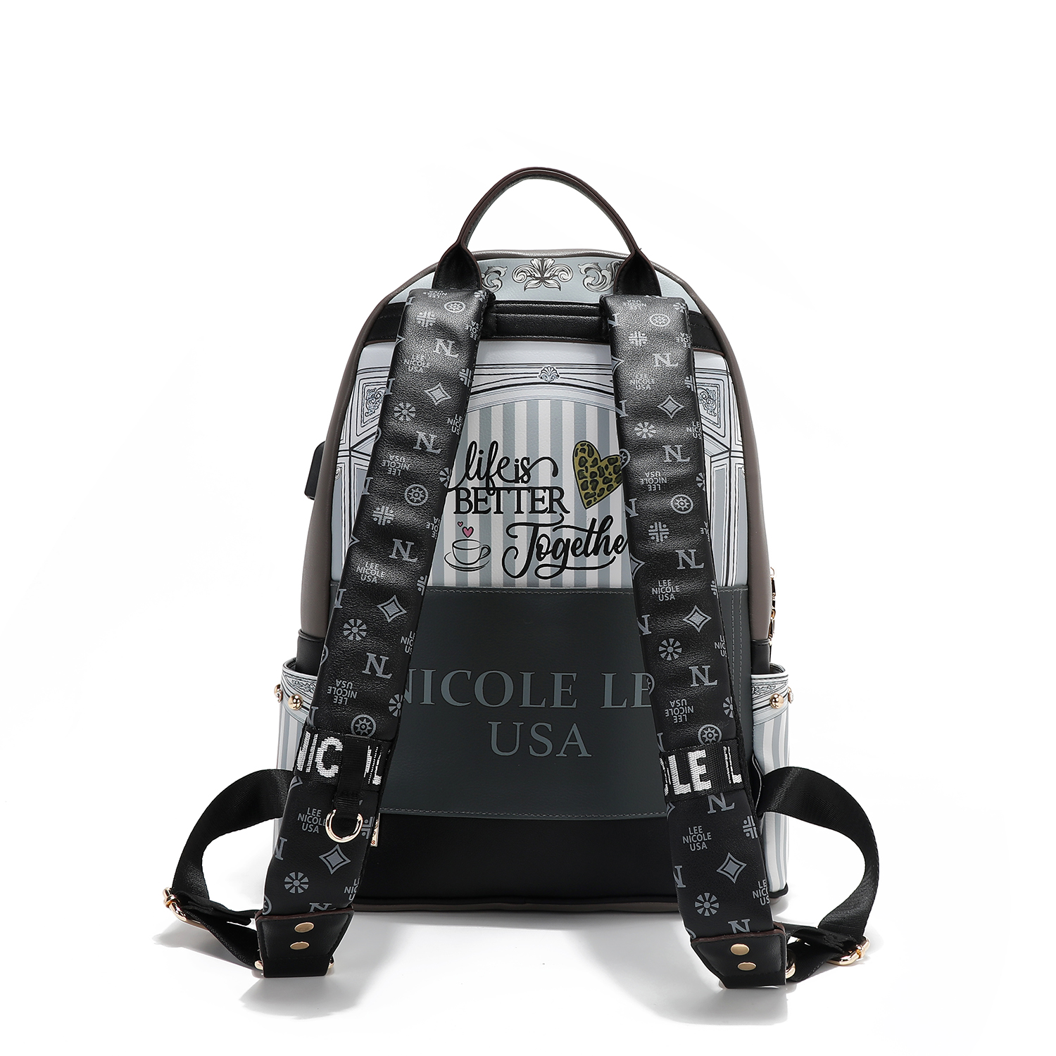 Foto 2 | Mochila Nicole Lee Estampada Porta Laptop Ladies Night