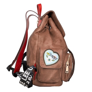Foto 2 | Mochila de Mezclilla Nicole Lee con Parches Bordados de Animalitos y Frutas
