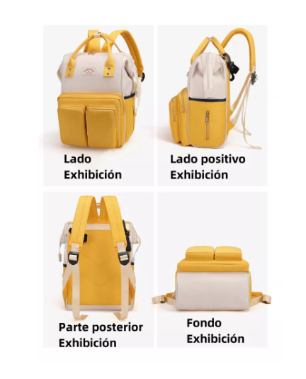 Foto 3 | Mochila Wünd Pañalera Cuna Impermeable Multifunción Bebé