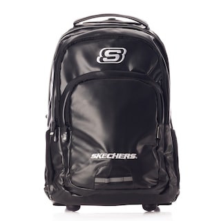 Foto 1 | Mochila Skechers Unisex Color Negro Con Ruedas Letters 3536