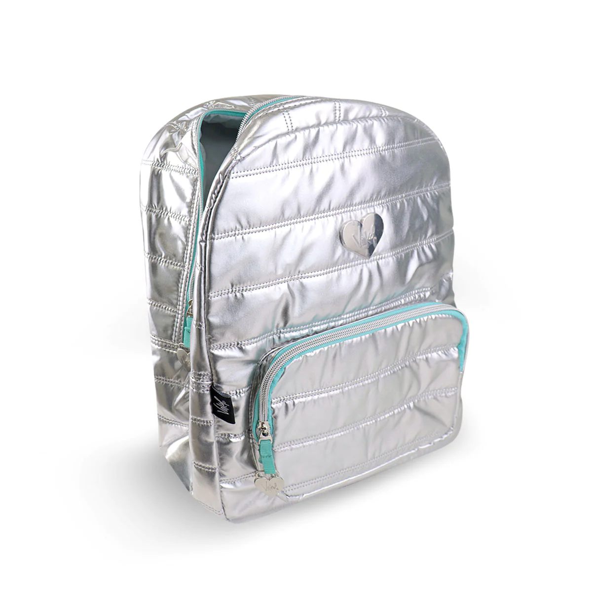 Foto 1 | Mochila Escolar Plateada Brillante Niñas Mujer Vinkel
