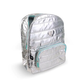 Foto 1 | Mochila Escolar Plateada Brillante Niñas Mujer Vinkel