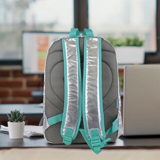 Foto 6 | Mochila Escolar Plateada Brillante Niñas Mujer Vinkel