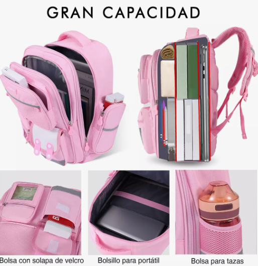 Foto 5 pulgar | Mochila Wünd   Escolar Impermeable Para Laptop Gran Capacidad Mochila De Viaje Para Juvenil 25l