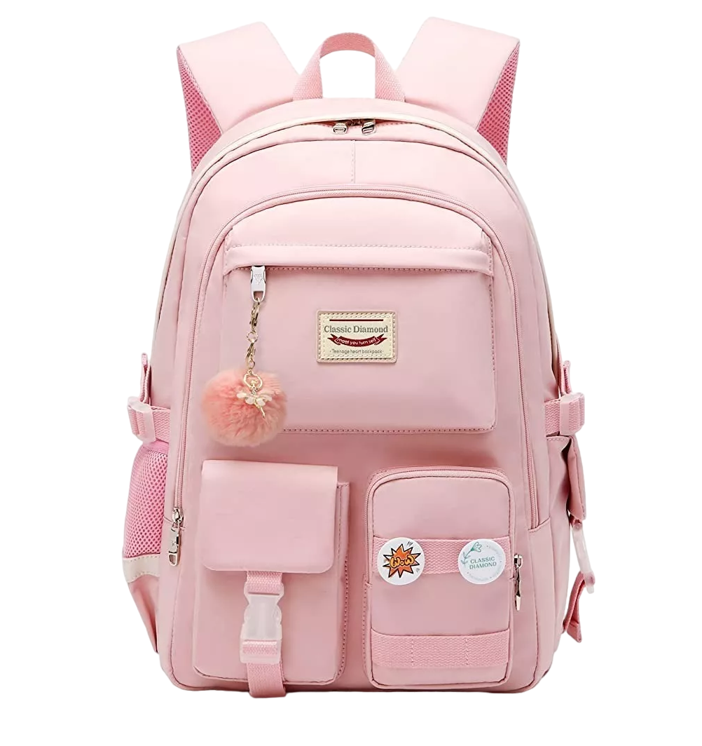 Foto 2 pulgar | Mochila Rosa para Mujer