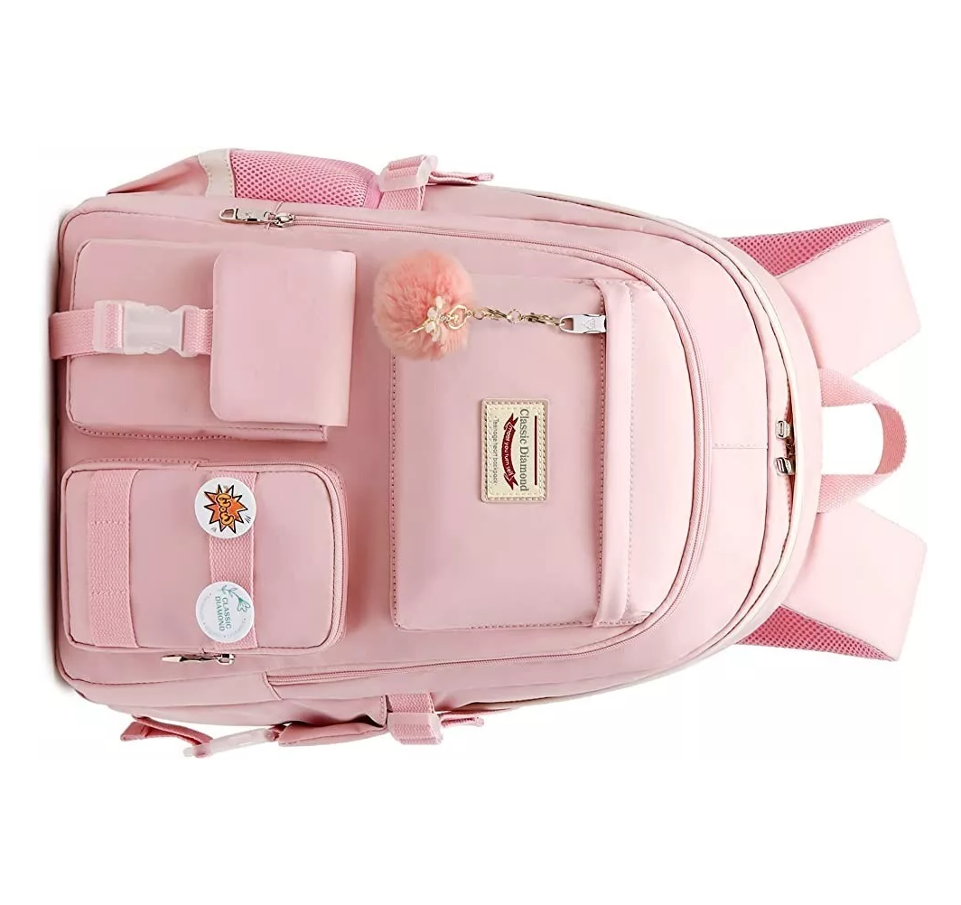 Foto 6 pulgar | Mochila Rosa para Mujer