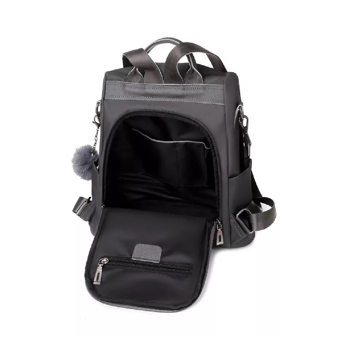 Foto 3 | Mochila Impermeable Gris
