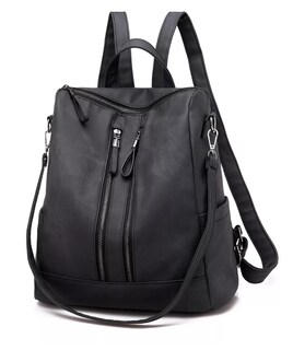 Foto 2 | Mochila de Moda Casual Negra para Mujer