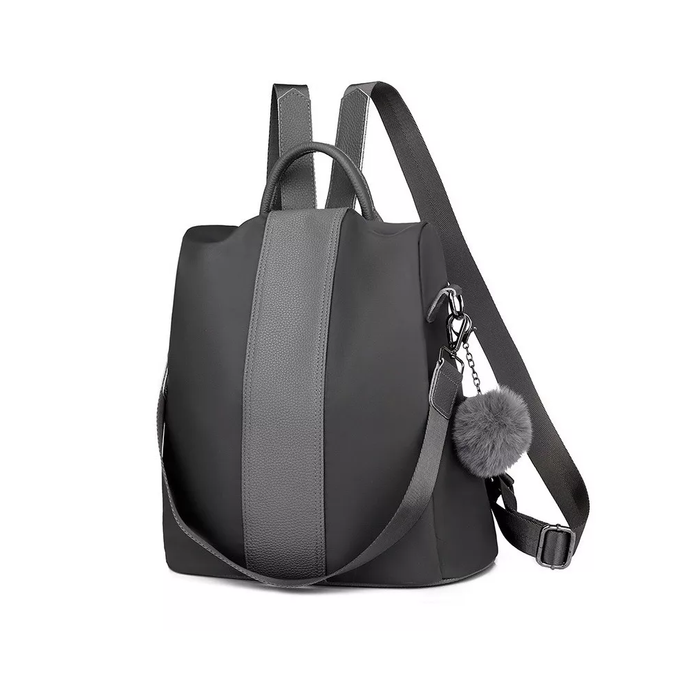 Foto 3 pulgar | Mochila Bolsa Hombro Para Dama Impermeable Antirrobo Gris