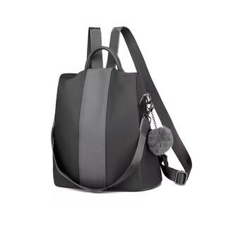 Foto 2 | Mochila Bolsa Hombro Para Dama Impermeable Antirrobo Gris