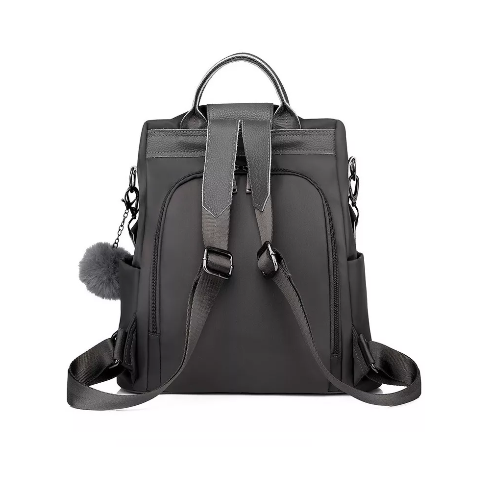Foto 4 pulgar | Mochila Bolsa Hombro Para Dama Impermeable Antirrobo Gris