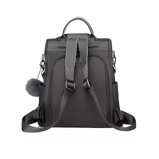 Foto 3 | Mochila Bolsa Hombro Para Dama Impermeable Antirrobo Gris