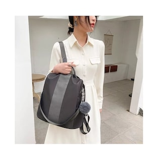 Foto 5 | Mochila Bolsa Hombro Para Dama Impermeable Antirrobo Gris