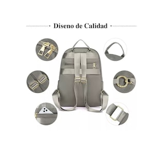 Foto 4 | Set de Bolsas y Mochilas Antirrobo Caqui