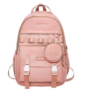Foto 1 | Mochila Escolar Rosa De Moda Y Gran Capacidad para Estudiantes