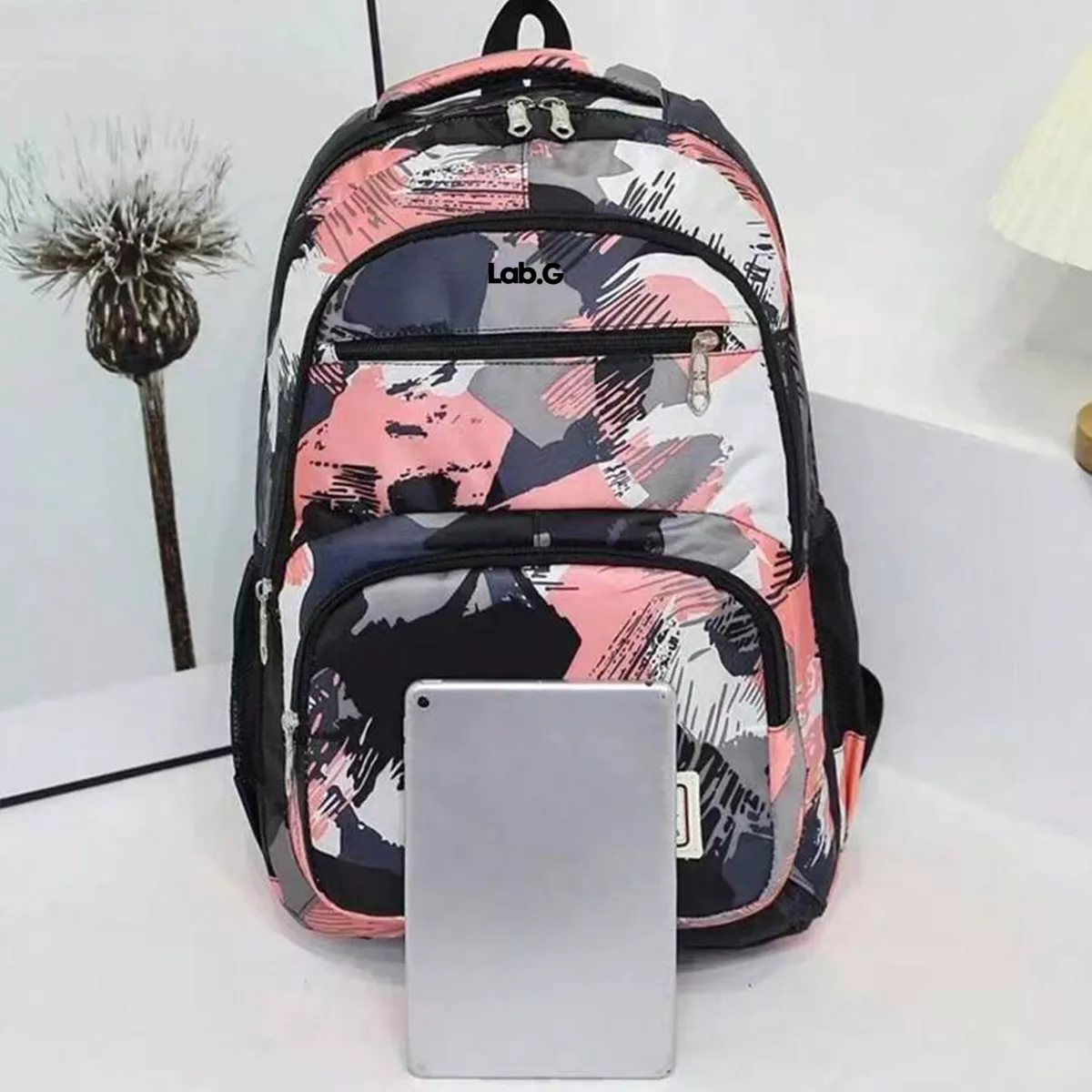 Foto 4 pulgar | Kit Mochila Moda Casual Bolso Lab.G Multicolor 3 Piezas