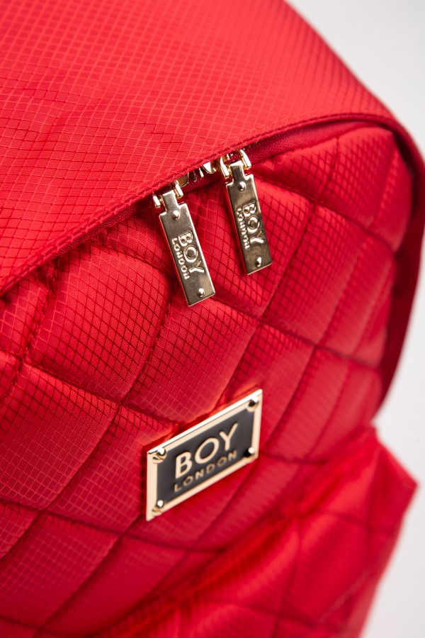 Foto 3 pulgar | Mochila Roja Para Mujer Boy London