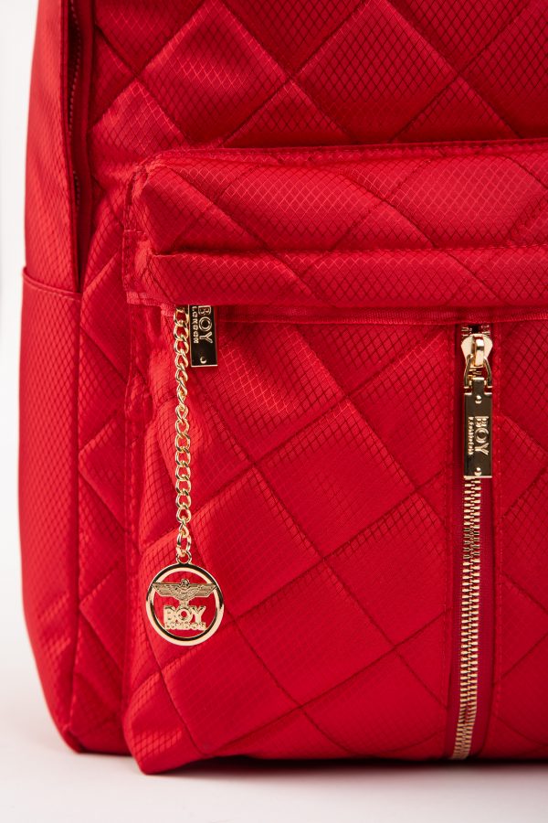 Foto 4 pulgar | Mochila Roja Para Mujer Boy London