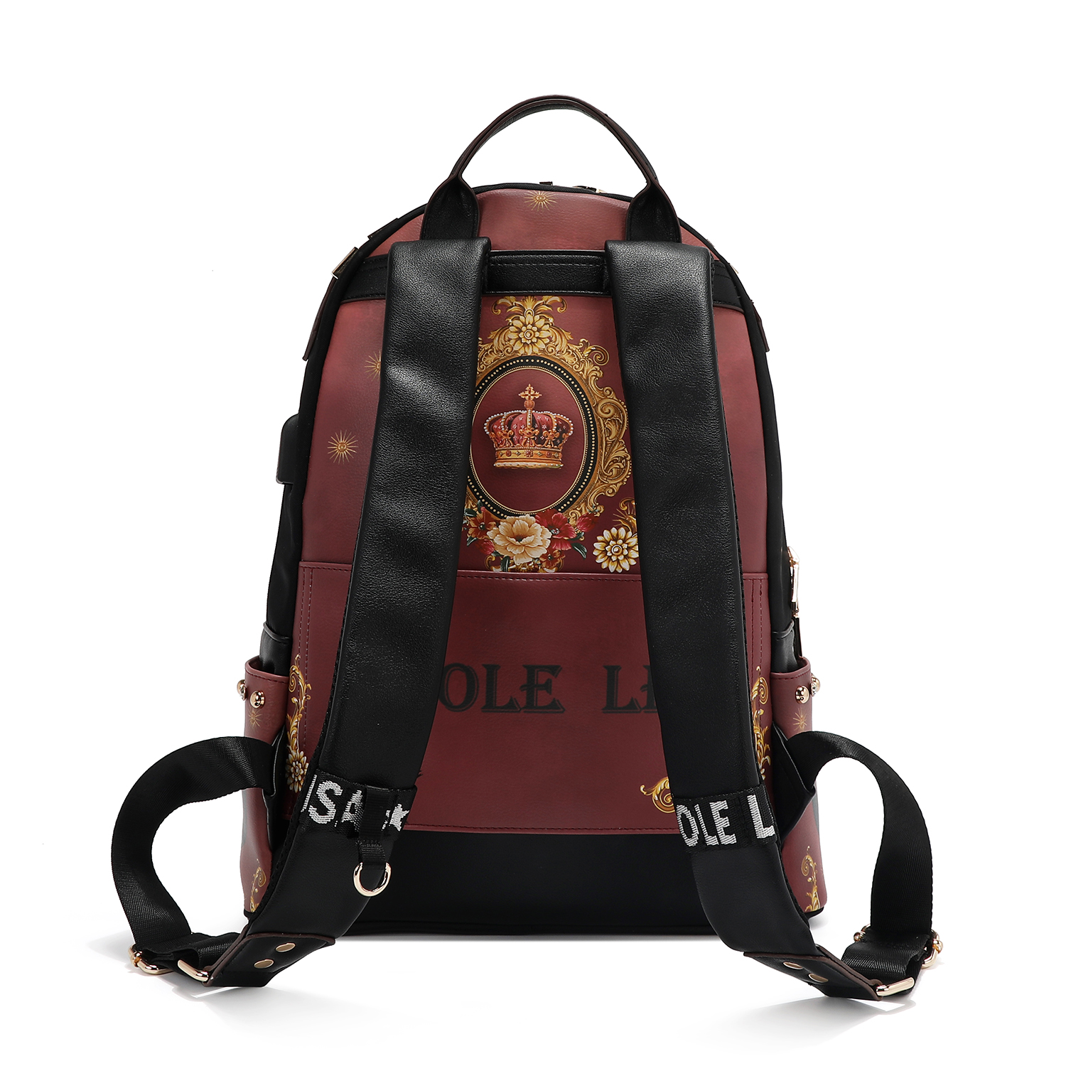 Foto 2 | Mochila Nicole Lee Nylon, Bolsa Extra Print The Queen